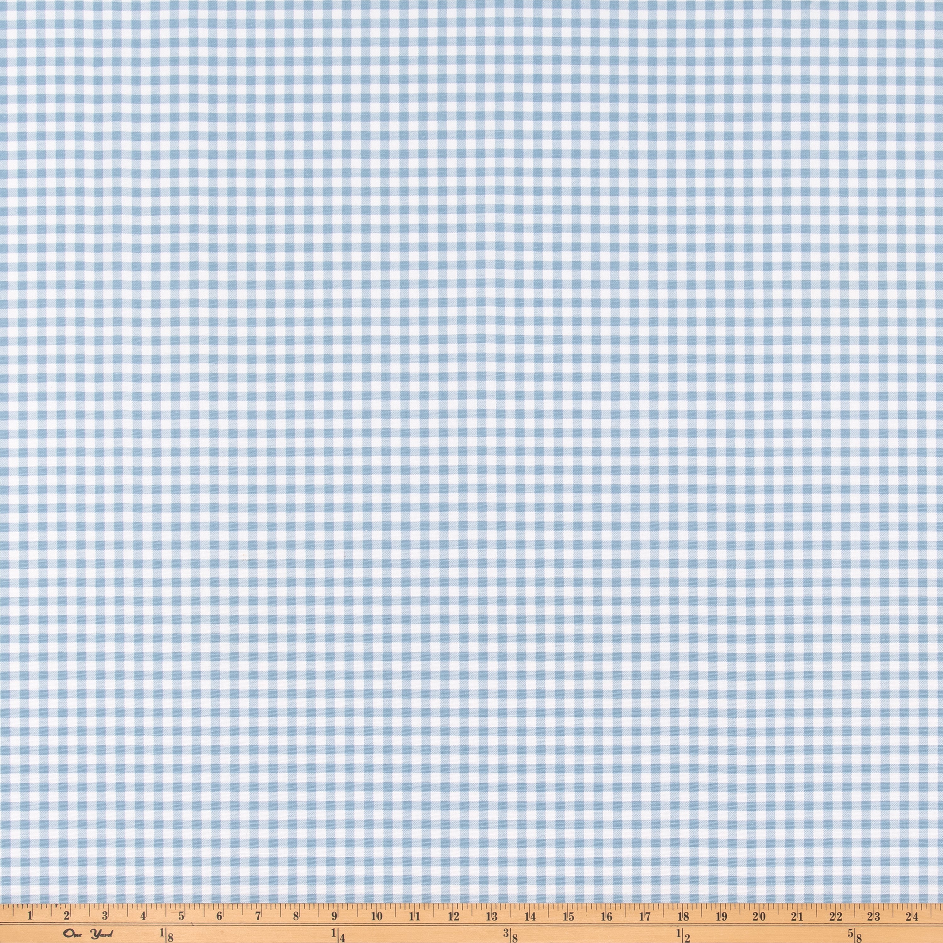 Gingham Weathered Blue 7oz Cotton Fabric By Premier Prints – ShopFabric