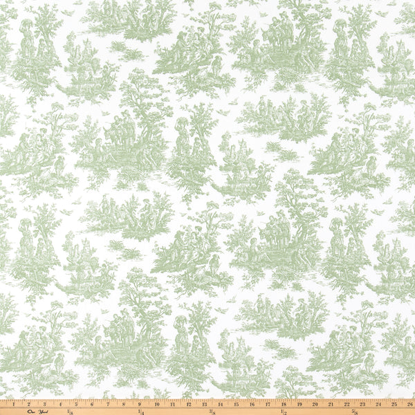 Jamestown Sage 7oz Cotton Fabric By Premier Prints