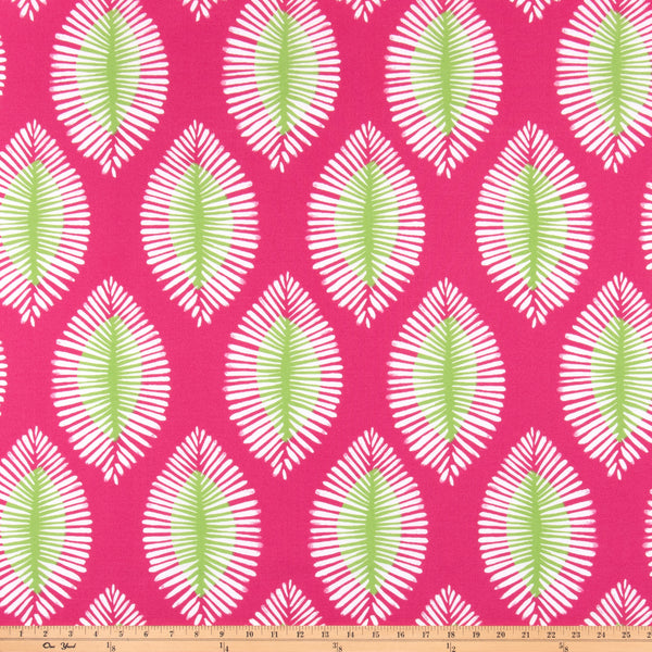 Outdoor Fabric - Hayden Jazz Pink Polyester Fabric By Premier Prints