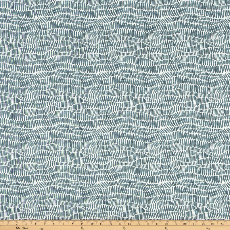 Brooks Lagoon Luxe Canvas Fabric By Angela Harris
