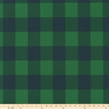 Buffalo Check Mountain Green/Deep Navy Fabric By Premier Prints