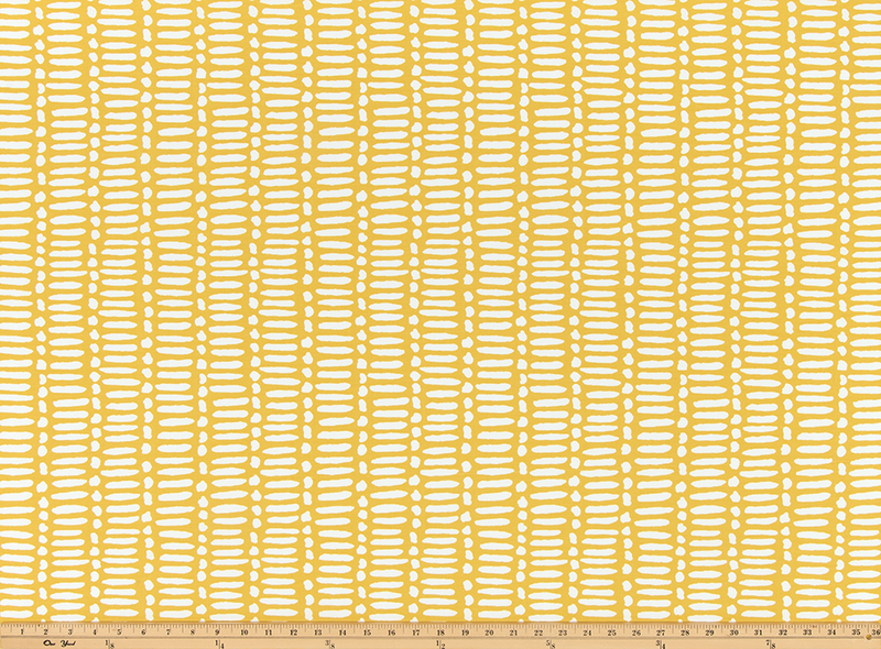 Outdoor Fabric - Deja Spice Yellow By Premier Prints