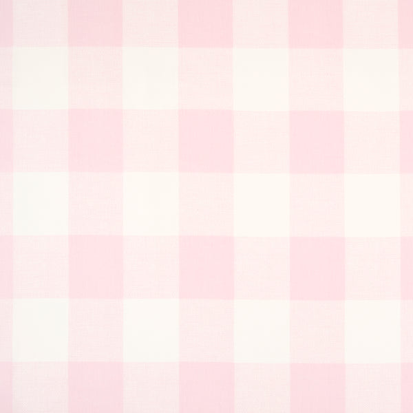 Gingham Buffalo Check - Fabric by the yard - Pink - Prestige Linens