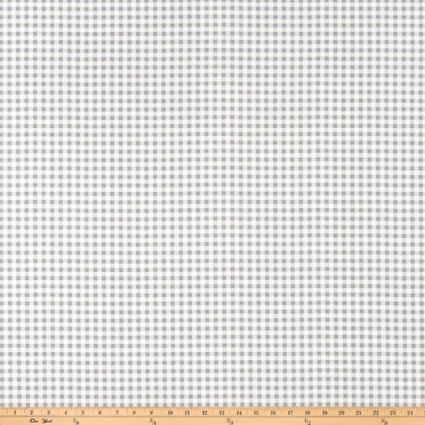 Gingham Storm 7oz Cotton Fabric By Premier Prints