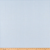 Gingham Weathered Blue Fabric By Premier Prints