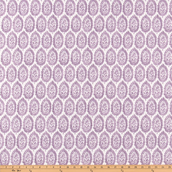 Lynn Orchid Slub Canvas Fabric By Premier Prints