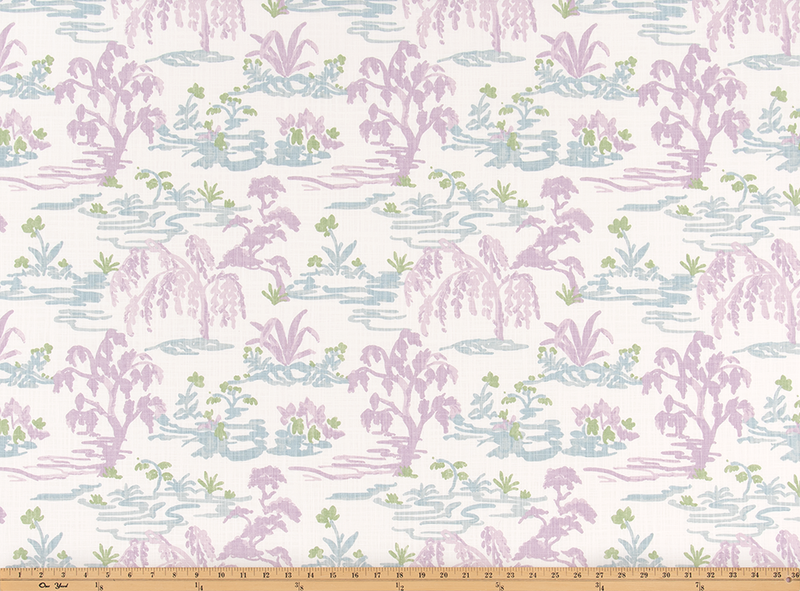 Meadow Orchid Slub Canvas Fabric By Premier Prints