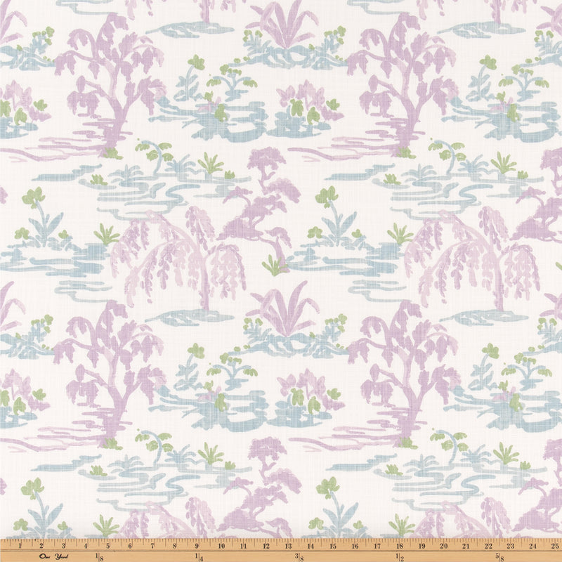Meadow Orchid Slub Canvas Fabric By Premier Prints