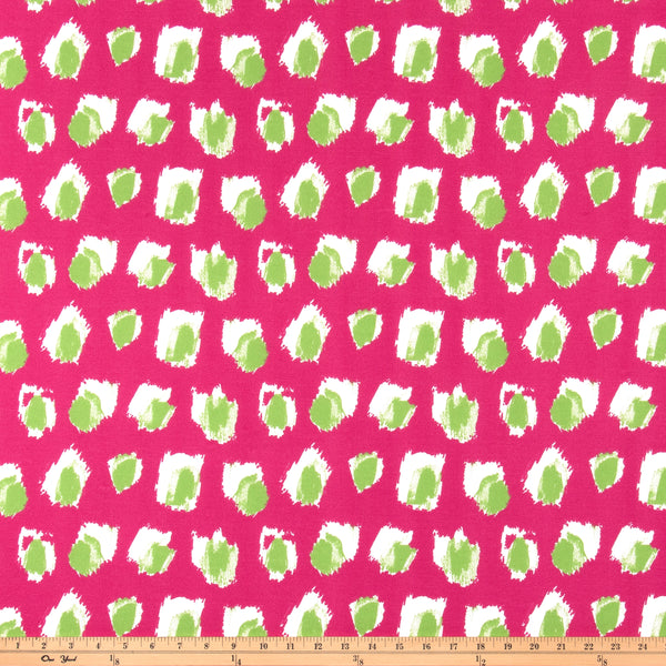 Outdoor Fabric - Plato Jazz Pink Polyester Fabric By Premier Prints