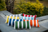 picture of multiple pillows made with nico fabric by premier prints