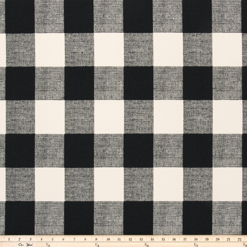 Anderson Black Macon Fabric By Premier Prints – ShopFabric