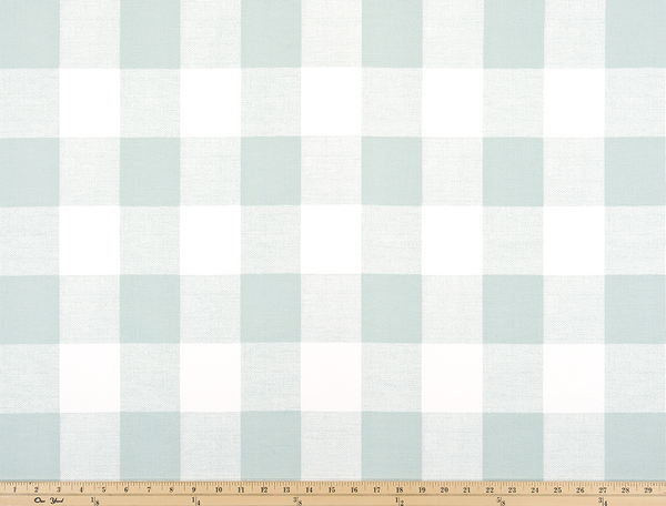 Picture of Mint Green Buffalo Plaid Check Fabric