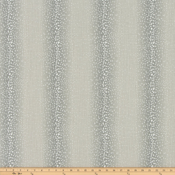 Antelope French Grey Slub Canvas Fabric By Premier Prints