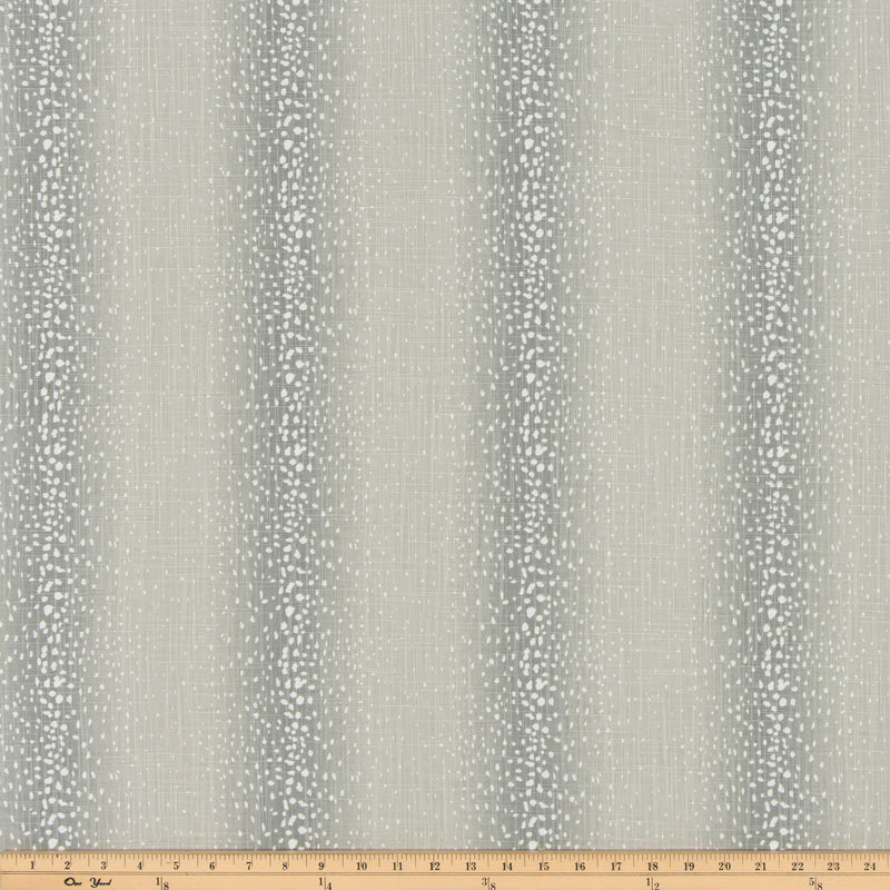 Antelope French Grey Slub Canvas Fabric By Premier Prints