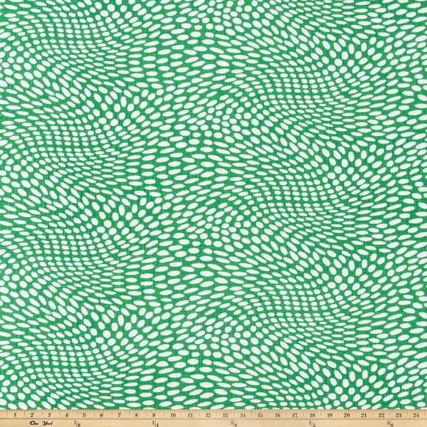 Arnava Cool Green Luxe Canvas Fabric By Scott Living