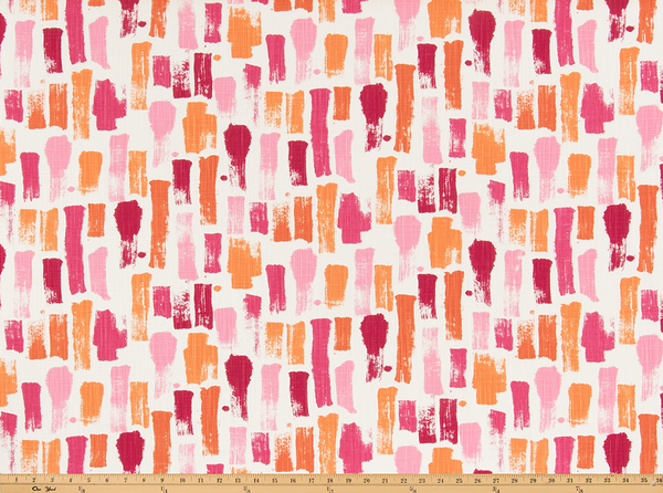 Artist Flamingo Slub Canvas Fabric By Premier Prints