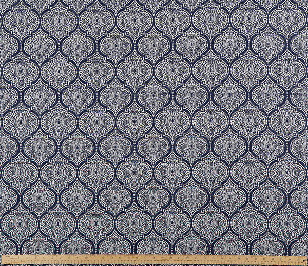 photo of elegant lattice or trellis pattern printed on luxury scott living property brothers fabric