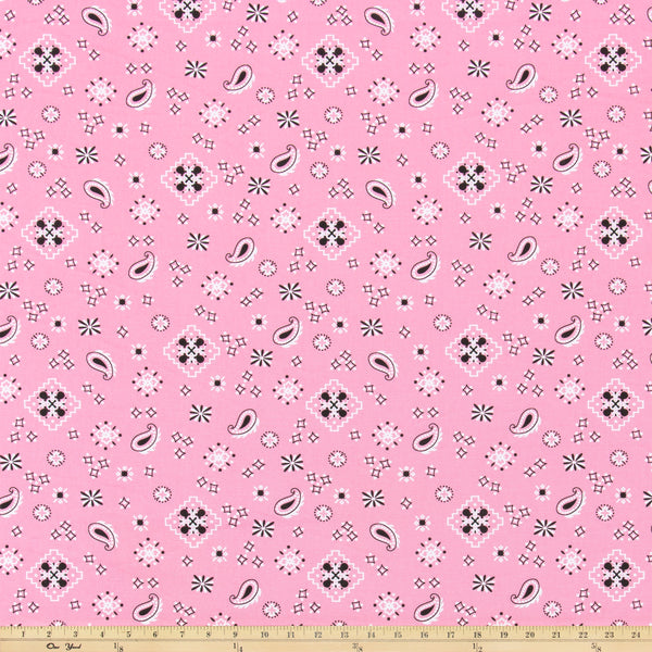 Bandana Prism Pink Fabric By Premier Prints
