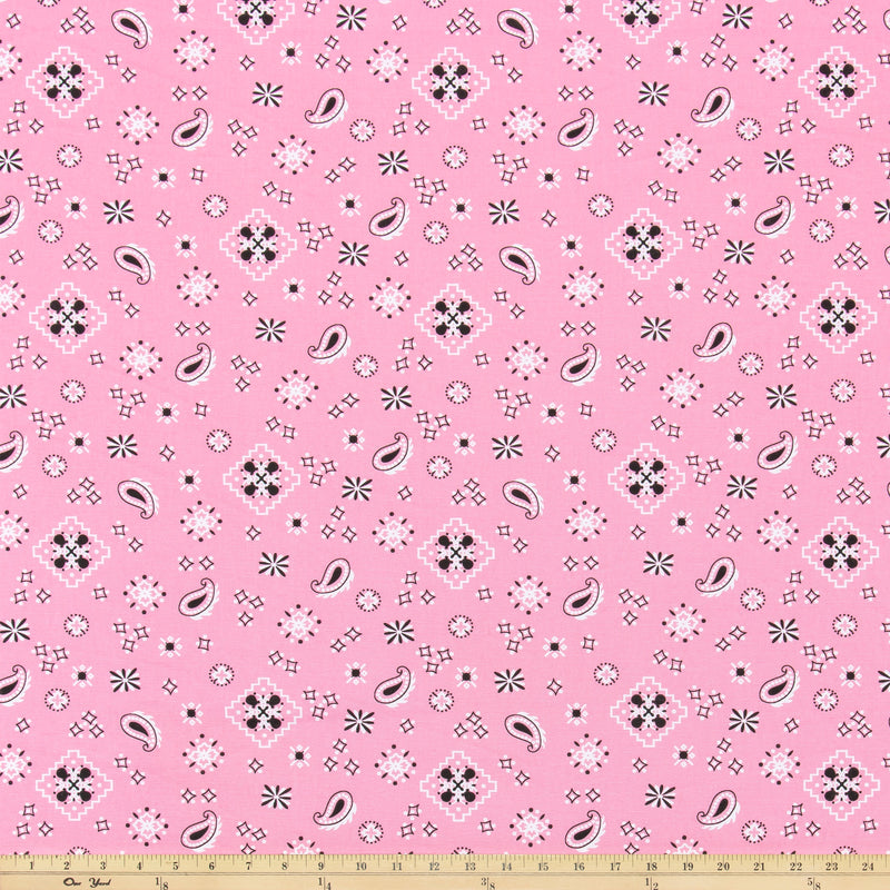 Bandana Prism Pink Fabric By Premier Prints