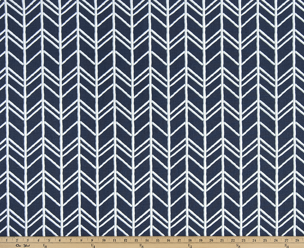 photo of herringbone pattern printed on cotton fabric