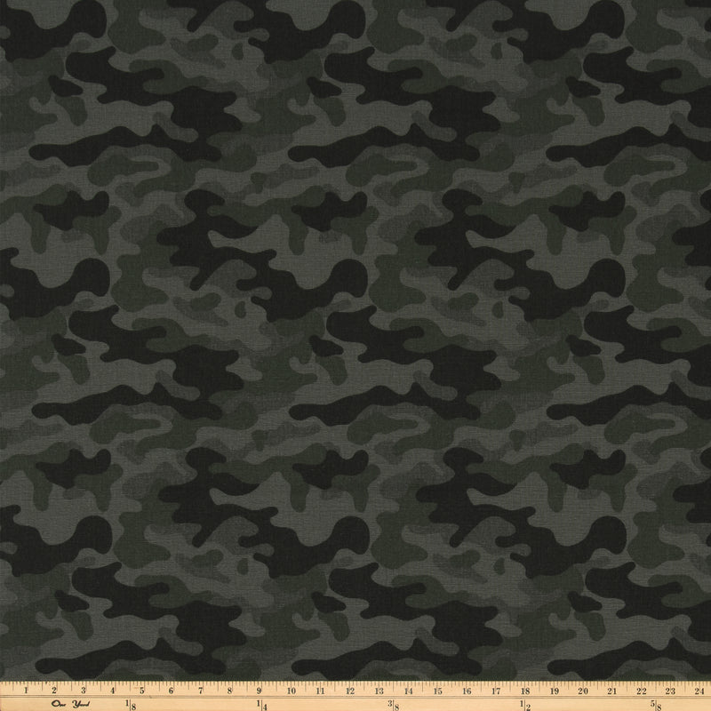 Camouflage Ink Fabric By Premier Prints
