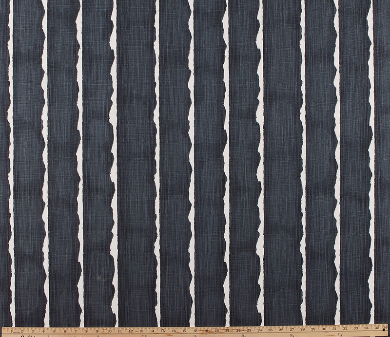 Product photo of stripe pattern on printed fabric by the property brothers.