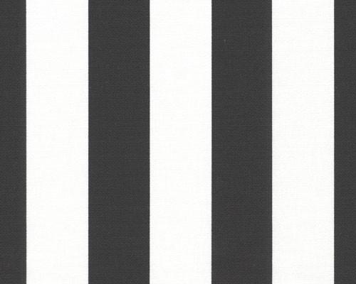Picture of Vertical Striped Canopy Black Fabric