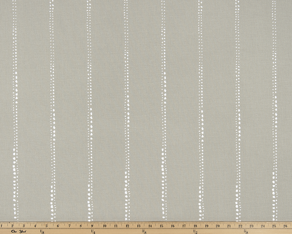 Product image of striped pattern on printed fabric.