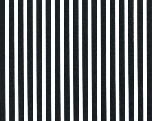 Photo of small black stripes printed on white fabric