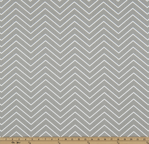 product image of fabric with a printed chevron pattern