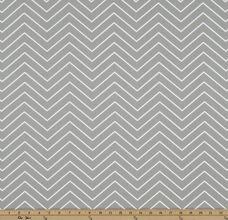 product image of fabric with a printed chevron pattern