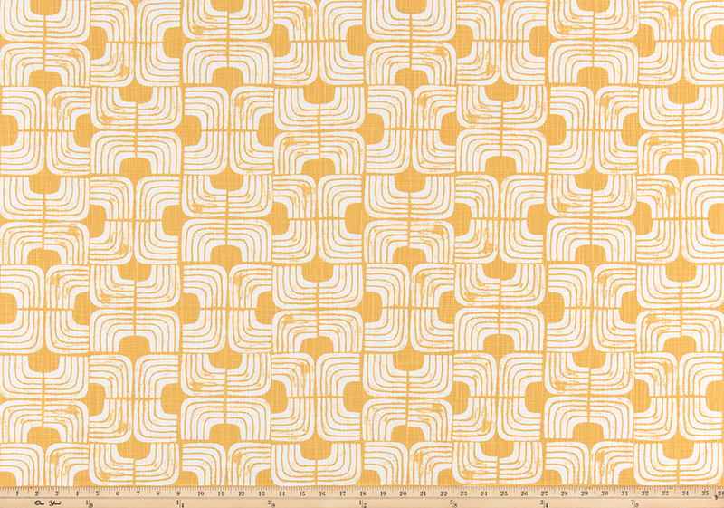Chisel Brazilian Yellow Slub Canvas Fabric By Premier Prints