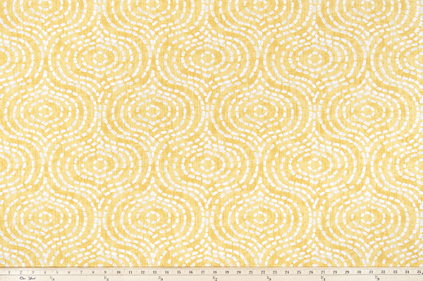 Denver Brazilian Yellow Slub Canvas Fabric By Premier Prints