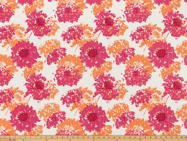 Fairy Flamingo Slub Canvas Fabric By Premier Prints