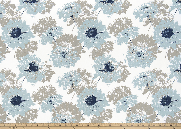Fairy Spa Blue Fabric By Premier Prints