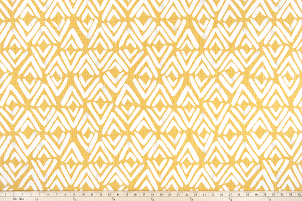 Fearless Brazilian Yellow Slub Canvas Fabric By Premier Prints