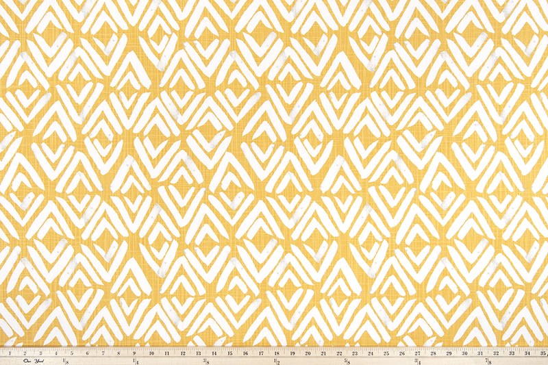 Fearless Brazilian Yellow Slub Canvas Fabric By Premier Prints