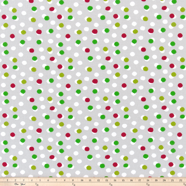 Free Dots Chartreuse Lipstick Fabric By Premier Prints