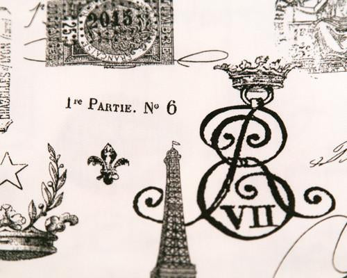French Stamp Sherbet Gray Twill