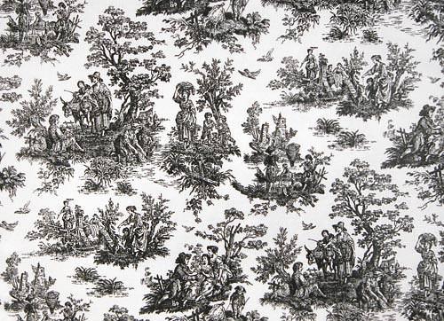 Jamestown Black Fabric By Premier Prints