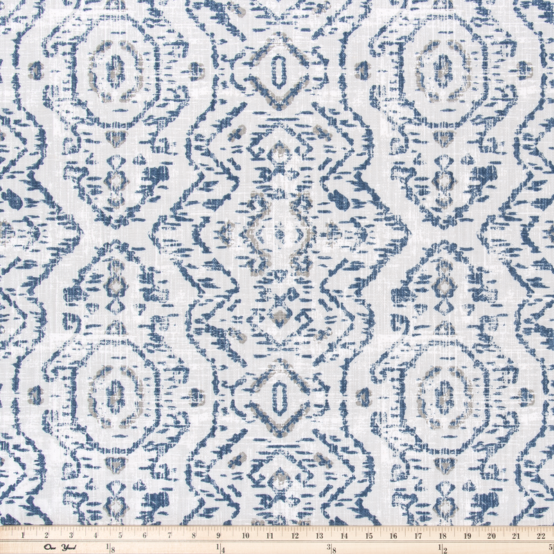 photo of native indian inspired repeating pattern fabric