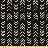 Bogolan Black Linen Fabric By Premier Prints