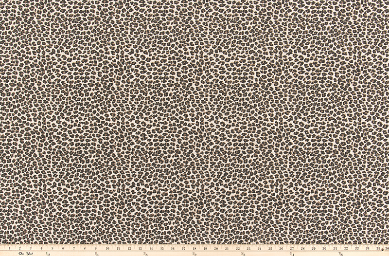 Leopard Topaz Slub Canvas Fabric By Premier Prints