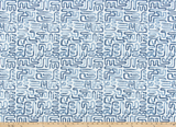 Minos Indigo Luxe Canvas Fabric By Angela Harris
