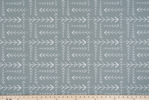 Native Sundown Grey Fabric By Premier Prints