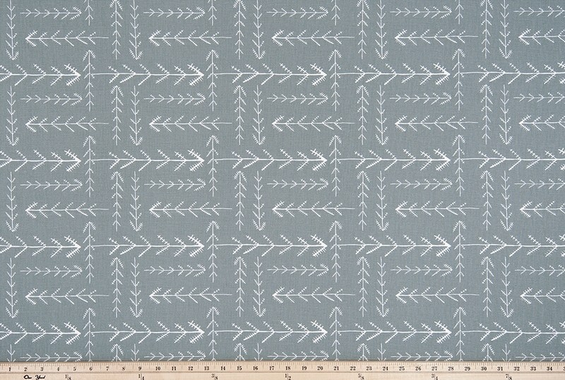 Native Sundown Grey Fabric By Premier Prints