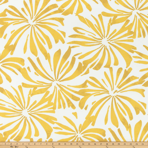 Outdoor Fabric - Aria Spice Yellow By Premier Prints