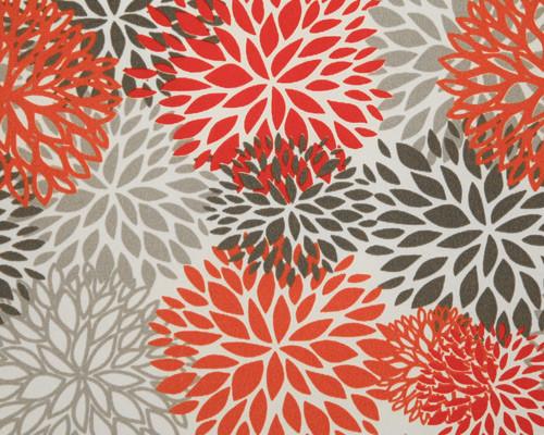 Picture of Blooms Salmon Fabric