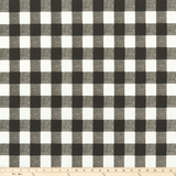 Outdoor Fabric - Buffalo Plaid Ink Fabric By Premier Prints