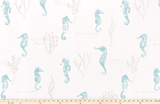 Ocean Love Blue Haze Slub Canvas Fabric By Premier Prints
